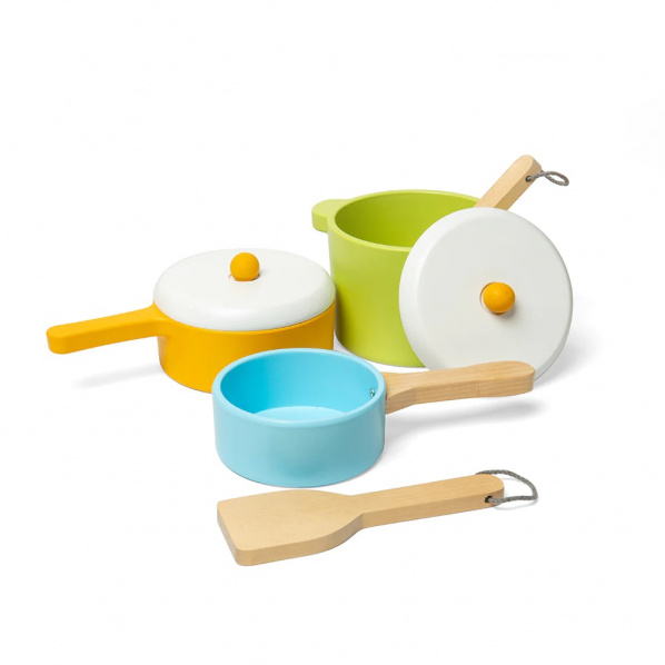 Bigjigs Toys Sada nádobí 7 dílů Bigjigs Toys Sada nádobí 7 dílů