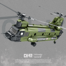 Reobrix 33031 Transportní vrtulník CH-47