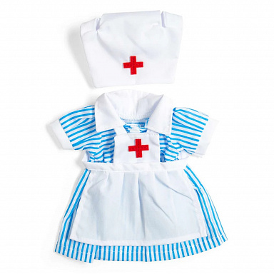 Bigjigs Toys Šaty zdravotní sestřičky pro panenku 28 cm