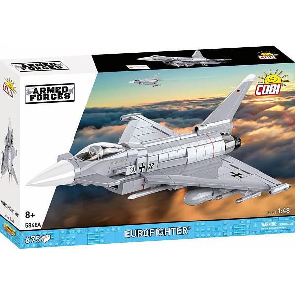 COBI 5848A Víceúčelový letoun Eurofighter Typhoon Germany COBI 5848A Víceúčelový letoun Eurofighter Typhoon Germany